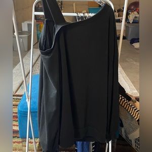 Cold Shoulder Sweatshirt Top